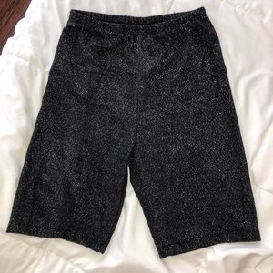 Glitter Biker Shorts